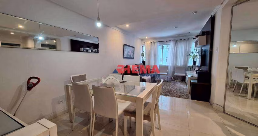 Apartamento com 2 dormitórios à venda, 80 m² por R$ 360.000,00 - Centro - São Vicente/SP