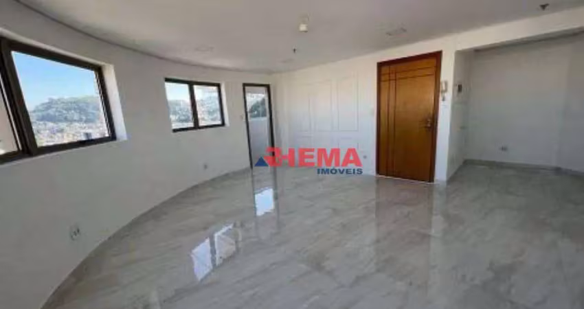 Sala à venda, 41 m² por r$ 200.000,00 - marapé - santos/sp