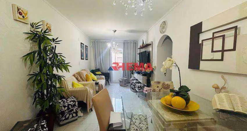 Apartamento com 2 dormitórios à venda, 65 m² por R$ 480.000,00 - Aparecida - Santos/SP