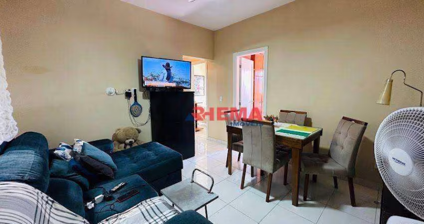 Apartamento com 2 dormitórios à venda, 62 m² por R$ 340.000,00 - Ponta da Praia - Santos/SP