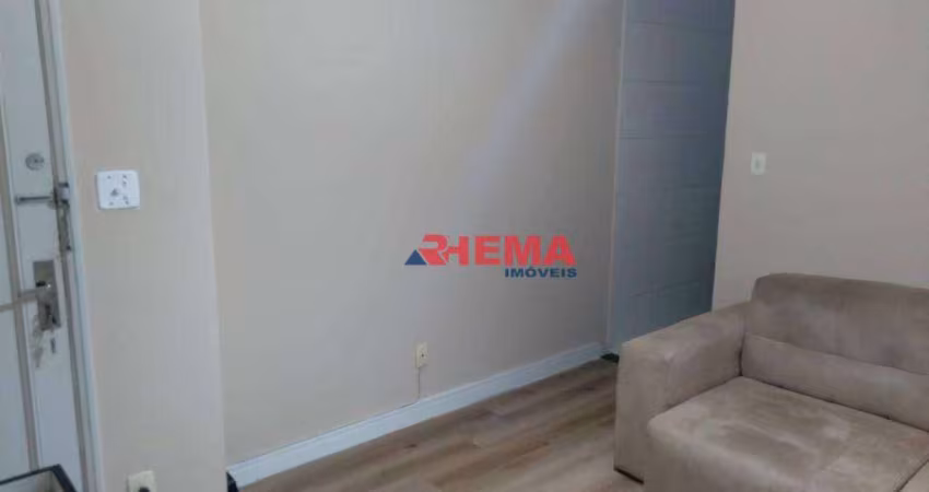 Apartamento com 2 dormitórios à venda, 58 m² por R$ 340.000,00 - Boqueirão - Santos/SP
