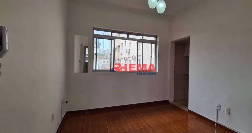 Apartamento com 1 dormitório à venda, 60 m² por R$ 289.000,00 - Embaré - Santos/SP