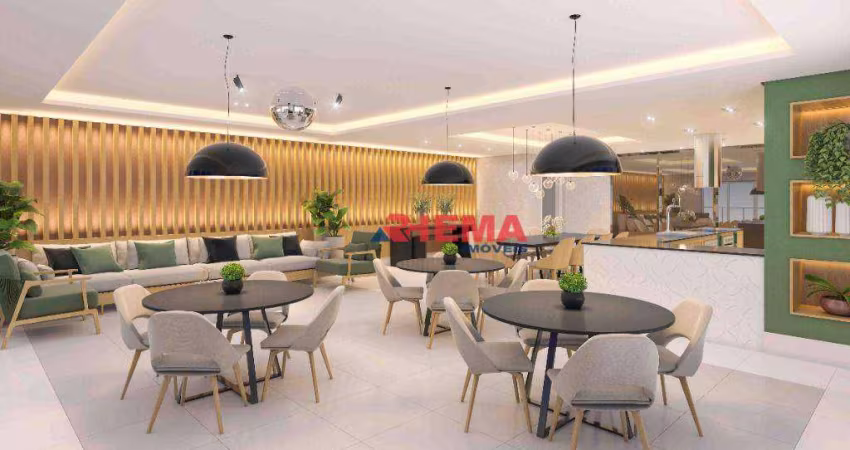 Apartamento com 3 dormitórios à venda, 127 m² por R$ 2.500.000,00 - Gonzaga - Santos/SP