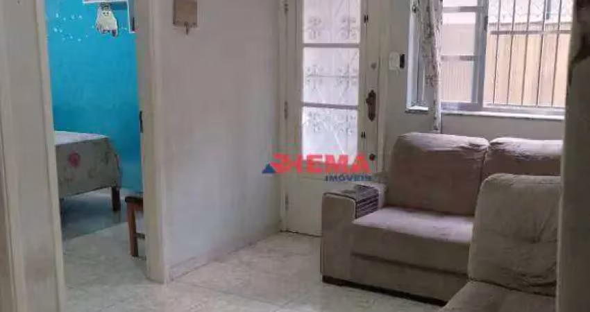 Apartamento com 2 dormitórios à venda, 81 m² por r$ 279.000,00 - macuco - santos/sp