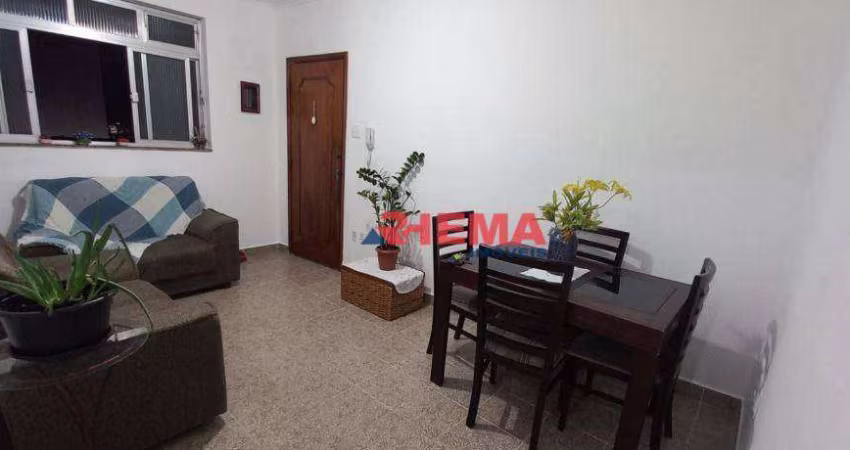 Apartamento com 2 dormitórios à venda, 71 m² por R$ 295.000,00 - Vila Belmiro - Santos/SP