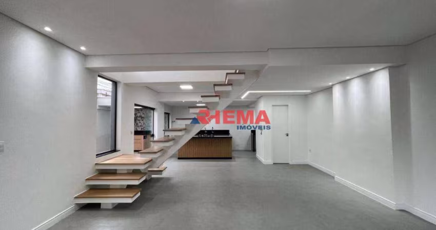 Casa com 3 dormitórios à venda, 147 m² por R$ 1.850.000,00 - Ponta da Praia - Santos/SP