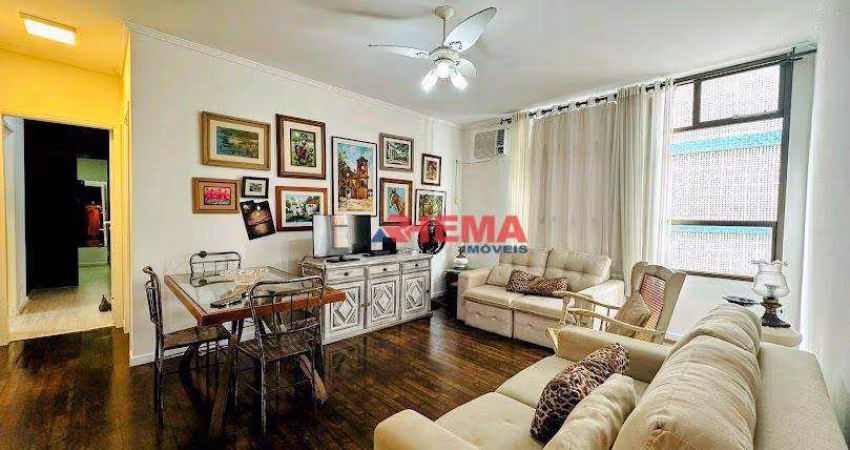 Apartamento com 2 dormitórios à venda, 98 m² por R$ 750.000,00 - Aparecida - Santos/SP