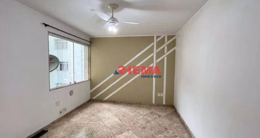 Apartamento com 2 dormitórios à venda, 73 m² por R$ 320.000,00 - José Menino - Santos/SP