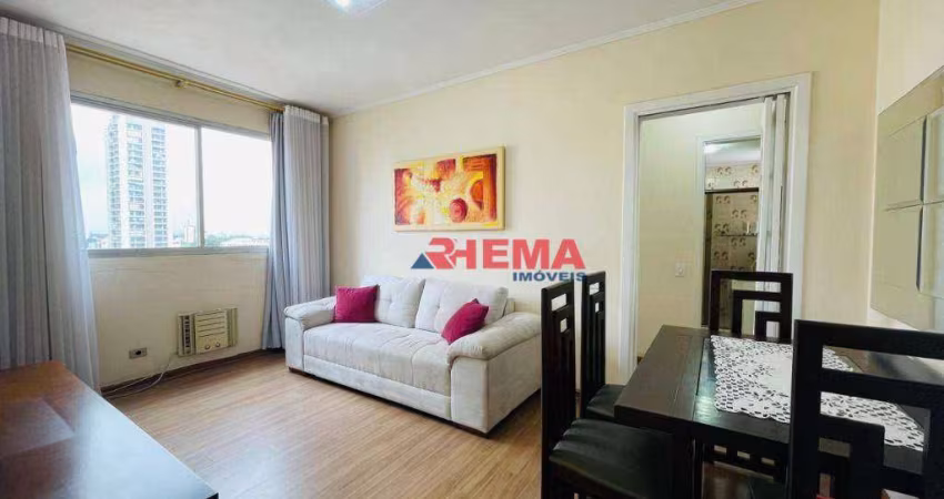 Apartamento com 1 dormitório à venda, 65 m² por R$ 420.000,00 - Boqueirão - Santos/SP