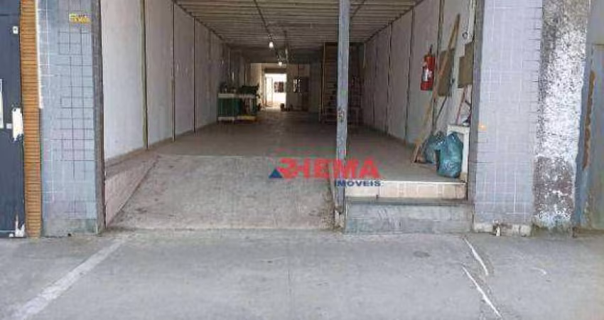 Galpão para alugar, 580 m² por R$ 6.500,01/mês - Vila Nova - Santos/SP
