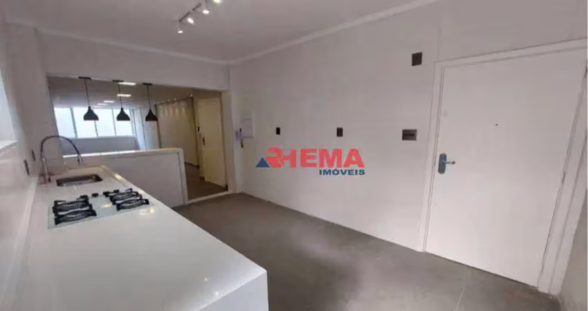 Apartamento com 2 dormitórios à venda, 85 m² por r$ 710.000,00 - josé menino - santos/sp