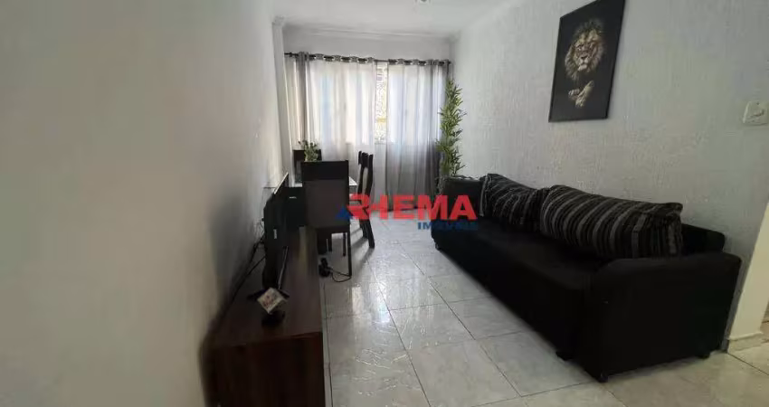 Apartamento com 1 dormitório à venda, 51 m² por R$ 350.000,00 - Marapé - Santos/SP