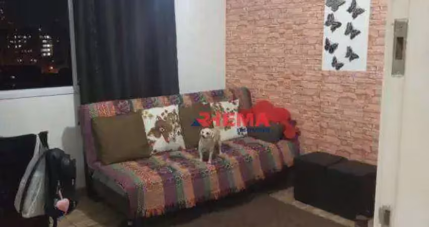 Apartamento com 1 dormitório à venda, 41 m² por R$ 257.000,00 - Centro - São Vicente/SP