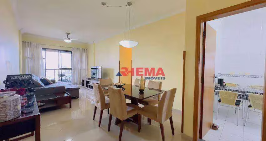 Apartamento com 3 dormitórios à venda, 137 m² por r$ 1.390.000,00 - aparecida - santos/sp