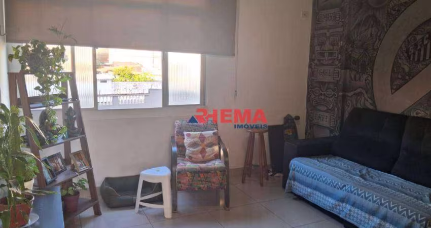 Apartamento com 2 dormitórios à venda, 76 m² por R$ 315.000,00 - Aparecida - Santos/SP