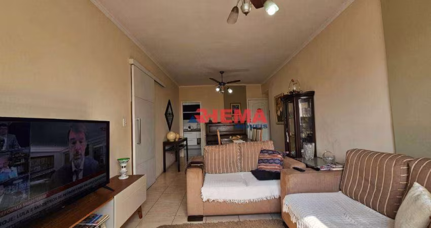 Apartamento com 2 dormitórios à venda, 87 m² por R$ 590.000,00 - Campo Grande - Santos/SP