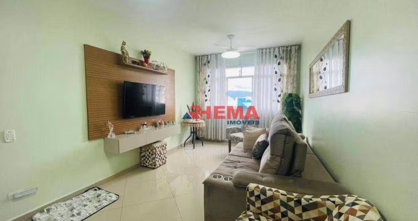 Apartamento com 1 dormitório à venda, 56 m² por R$ 500.000,00 - Aparecida - Santos/SP