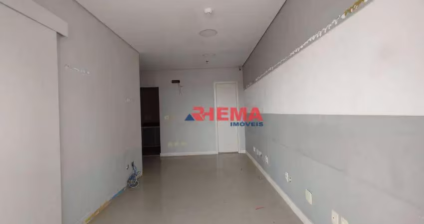 Sala à venda, 44 m² por r$ 522.000,00 - boqueirão - santos/sp