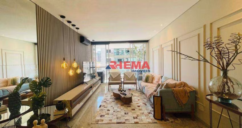 Apartamento com 3 dormitórios à venda, 180 m² por R$ 1.395.000,00 - Pompéia - Santos/SP