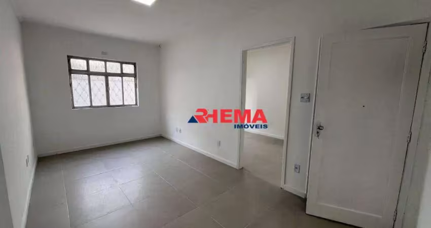Apartamento com 3 dormitórios à venda, 77 m² por r$ 370.000,00 - macuco - santos/sp
