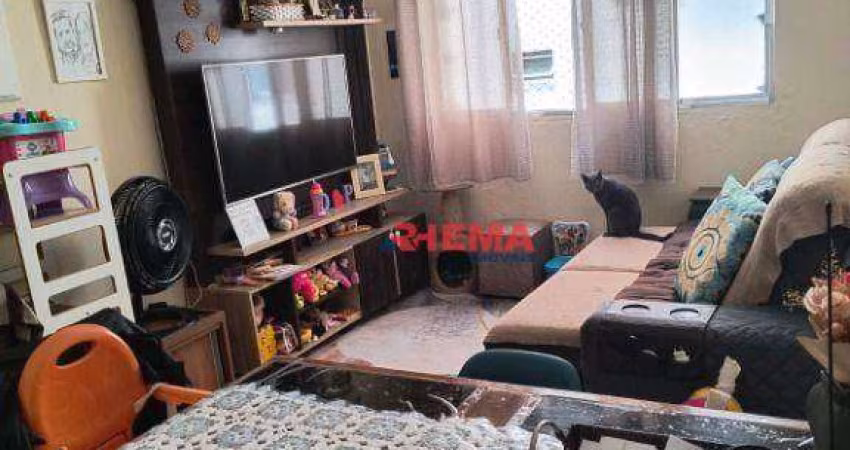 Apartamento com 2 dormitórios à venda, 59 m² por R$ 255.000,00 - Centro - São Vicente/SP