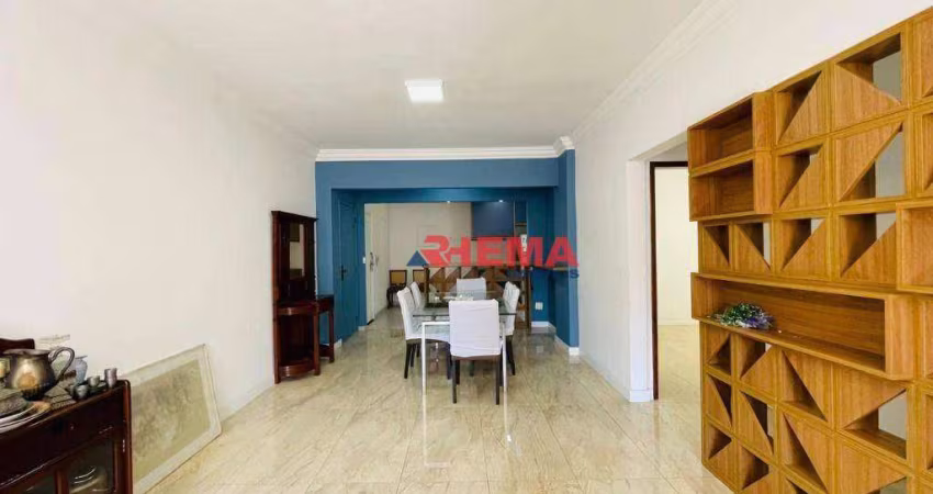 Apartamento com 3 dormitórios à venda, 125 m² por R$ 910.000,00 - Ponta da Praia - Santos/SP