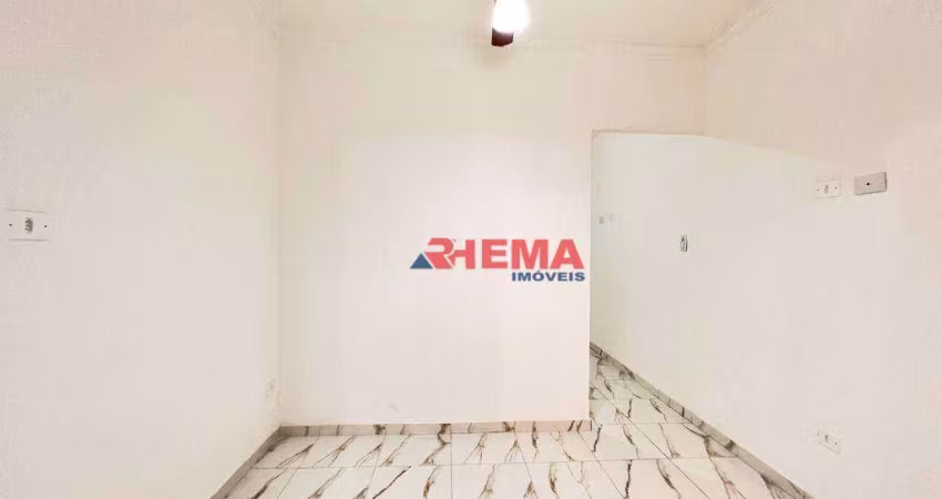 Apartamento com 1 dormitório à venda, 33 m² por R$ 295.000,00 - Aparecida - Santos/SP