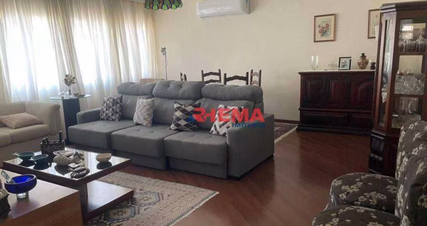 Apartamento com 3 dormitórios à venda, 170 m² por R$ 890.000,00 - Boqueirão - Santos/SP