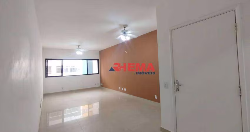 Apartamento com 3 dormitórios à venda, 110 m² por R$ 890.000,00 - Embaré - Santos/SP