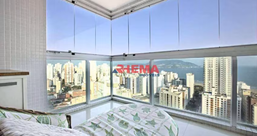 Apartamento para alugar, 160 m² por R$ 17.050,00/mês - Boqueirão - Santos/SP