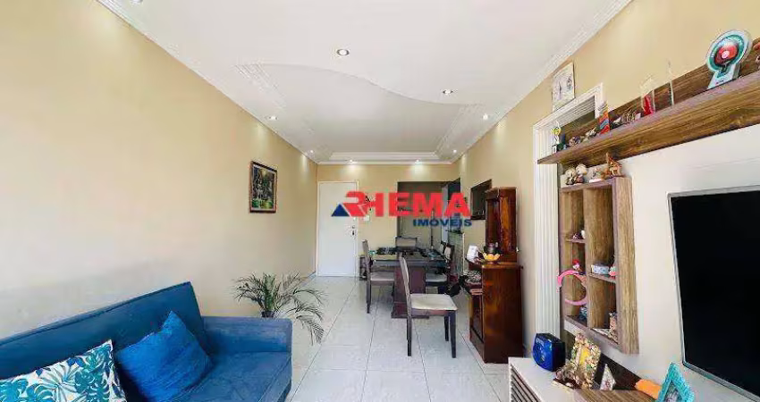 Apartamento com 2 dormitórios à venda, 79 m² por r$ 470.000,00 - embaré - santos/sp