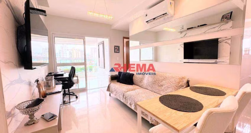 Apartamento com 2 dormitórios à venda, 53 m² por R$ 845.000,00 - Embaré - Santos/SP