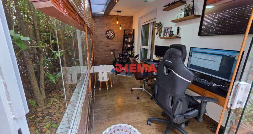 Apartamento Garden com 2 dormitórios à venda, 217 m² por R$ 1.915.000,00 - José Menino - Santos/SP