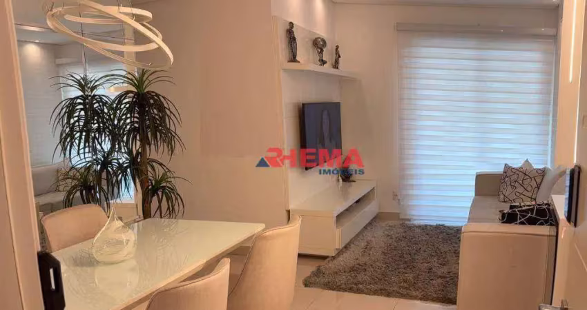 Apartamento com 1 dormitório à venda, 56 m² por R$ 737.000,00 - Pompéia - Santos/SP