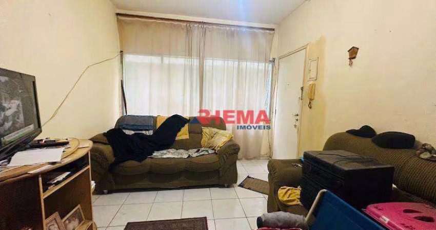 Apartamento com 2 dormitórios à venda, 60 m² por R$ 220.000,00 - Vila Matias - Santos/SP