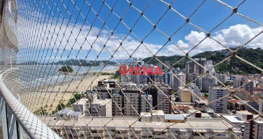 Studio para alugar, 69 m² por R$ 5.800/mês - Pompéia - Santos/SP
