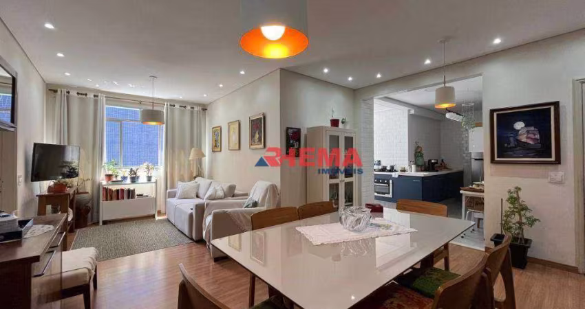 Apartamento com 3 dormitórios à venda, 113 m² por R$ 1.100.000,00 - Gonzaga - Santos/SP