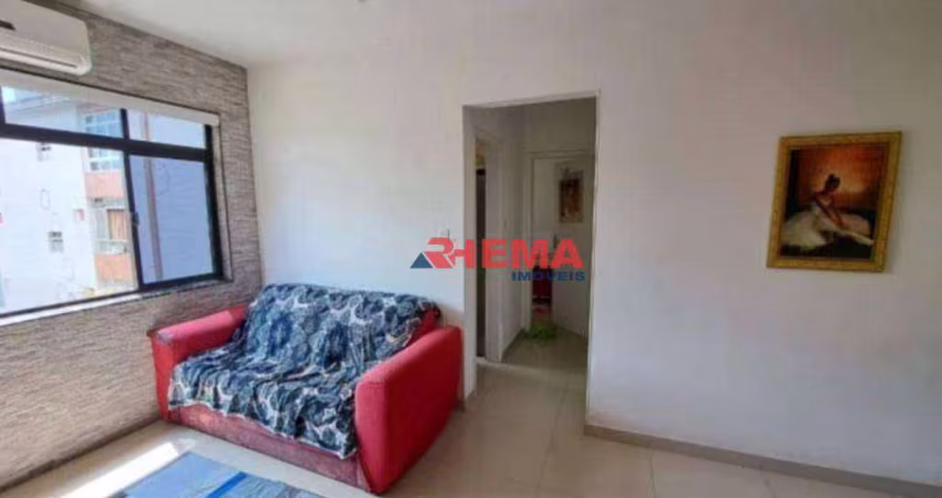 Apartamento com 2 dormitórios à venda, 85 m² por R$ 508.000,00 - Aparecida - Santos/SP