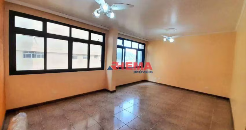 Apartamento com 3 dormitórios à venda, 138 m² por R$ 880.000,00 - José Menino - Santos/SP