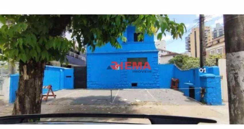 Sobrado com 4 dormitórios para alugar, 540 m² por R$ 40.000,02/mês - Gonzaga - Santos/SP