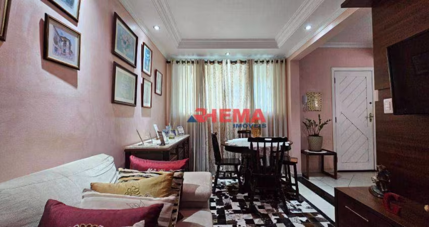 Sobrado com 3 dormitórios à venda, 100 m² por R$ 640.000,00 - Macuco - Santos/SP