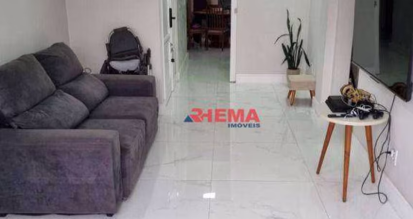 Apartamento com 2 dormitórios à venda, 87 m² por R$ 852.000,00 - Boqueirão - Santos/SP