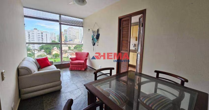 Apartamento com 1 dormitório à venda, 42 m² por R$ 450.000,00 - Aparecida - Santos/SP