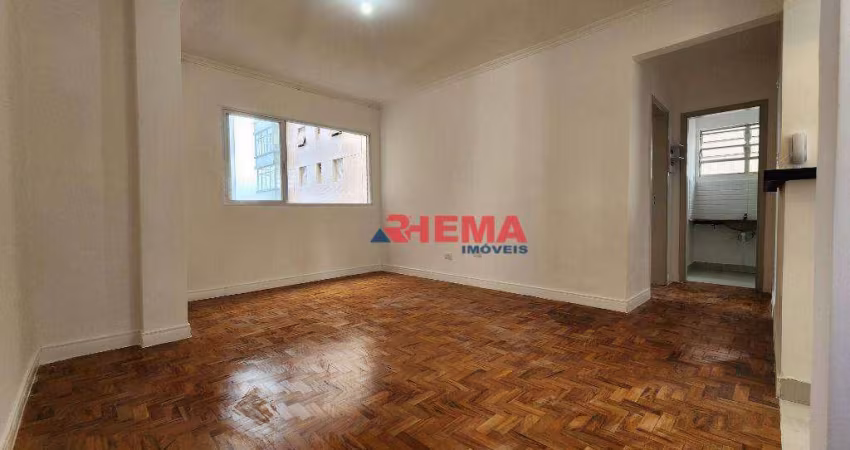 Apartamento com 1 dormitório à venda, 50 m² por R$ 400.000,00 - Embaré - Santos/SP