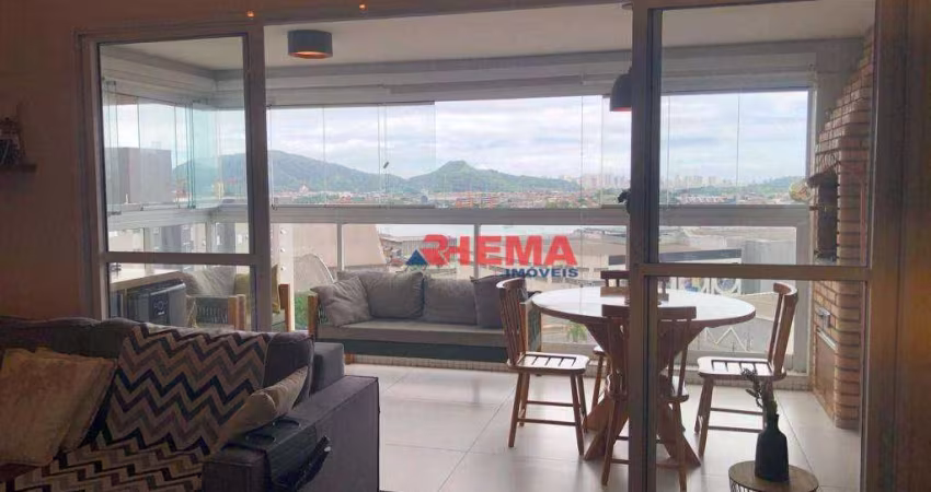 Apartamento com 3 dormitórios à venda, 111 m² por R$ 1.200.000,00 - Ponta da Praia - Santos/SP