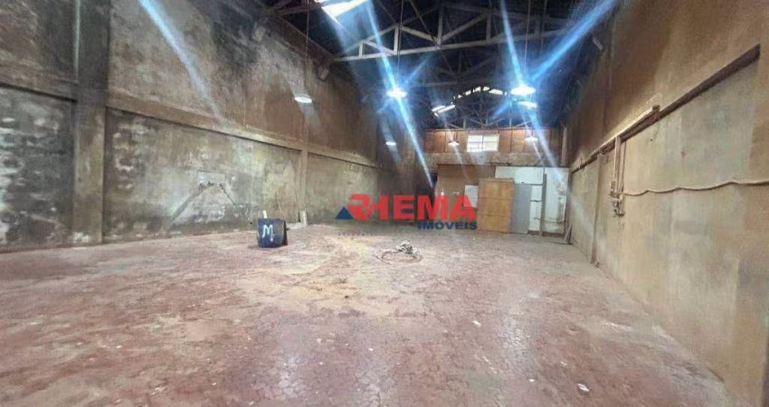 Galpão para alugar, 350 m² por R$ 9.000,00/mês - Vila Matias - Santos/SP