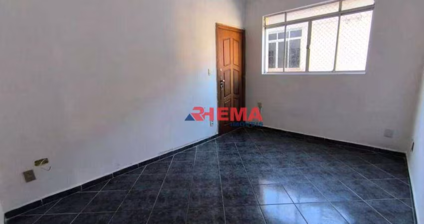Apartamento com 2 dormitórios à venda, 51 m² por R$ 370.000,00 - Embaré - Santos/SP