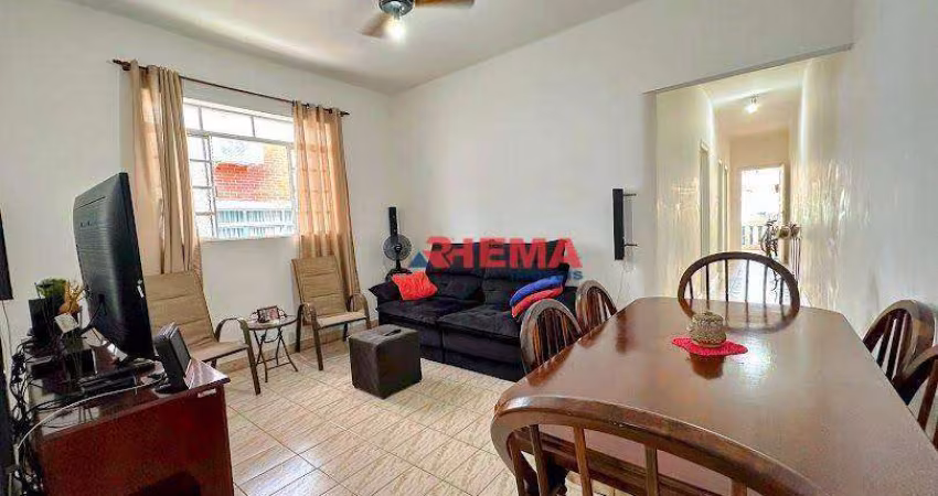 Apartamento com 2 dormitórios à venda, 90 m² por R$ 385.000,00 - Boqueirão - Santos/SP