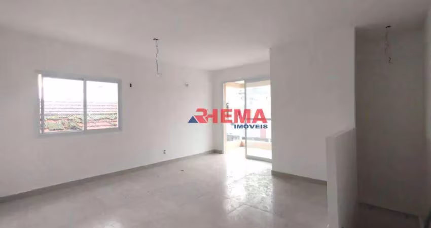 Sobrado com 3 dormitórios à venda, 108 m² por R$ 600.000,00 - Estuário - Santos/SP