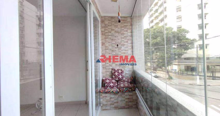 Apartamento com 2 dormitórios à venda, 101 m² por R$ 550.000,00 - Pompéia - Santos/SP